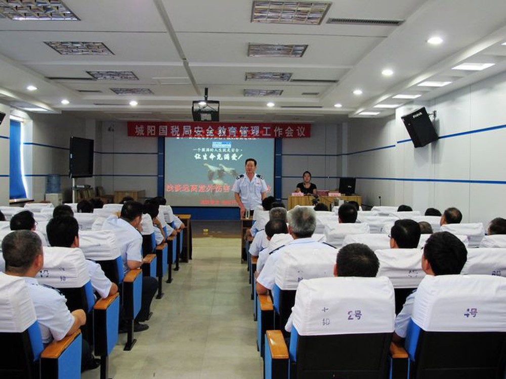 青岛市城阳区国税局举办卫生消防安全公益培训
